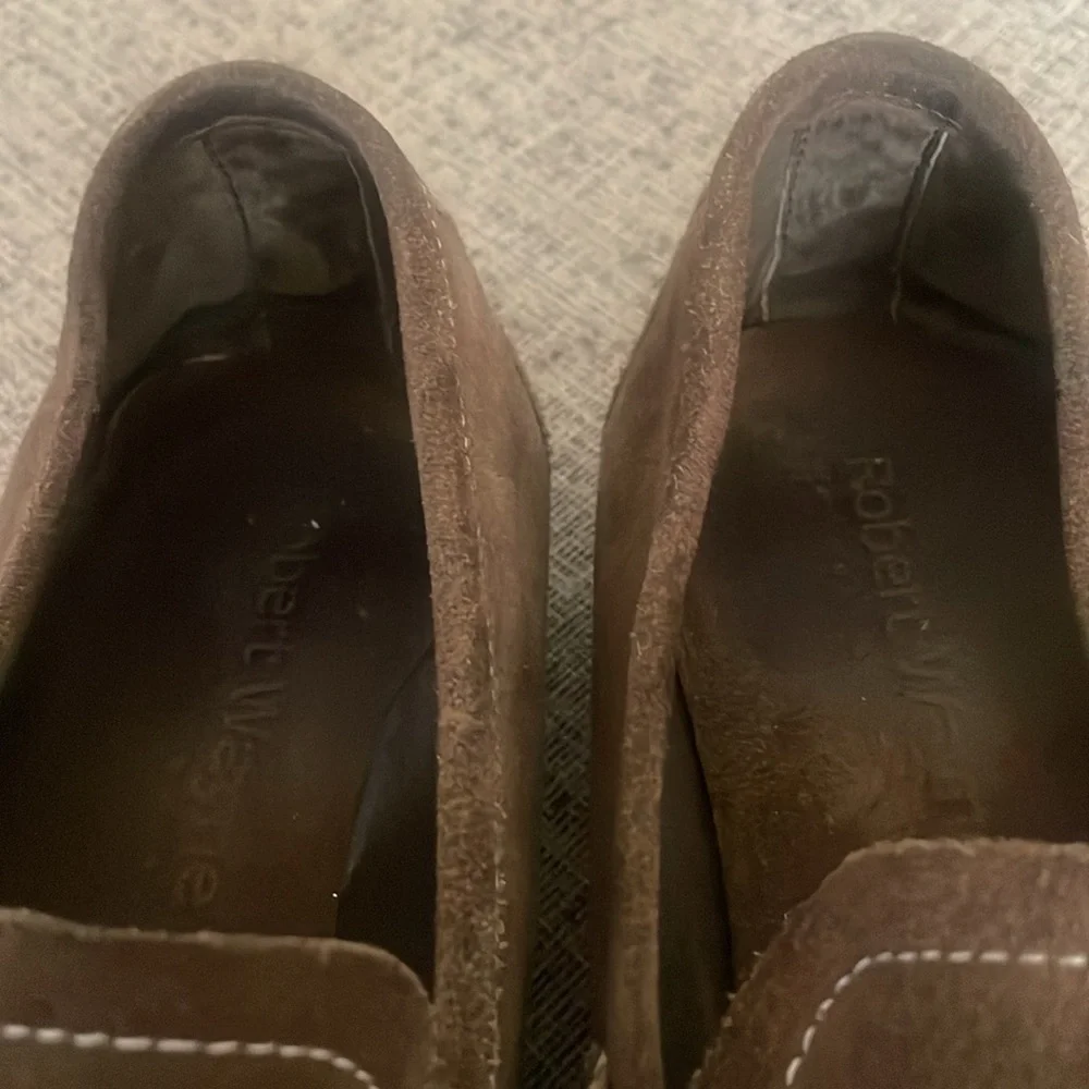 Robert Wayne Dan Marco Brown Suede Leather Loafer Size 9.5D